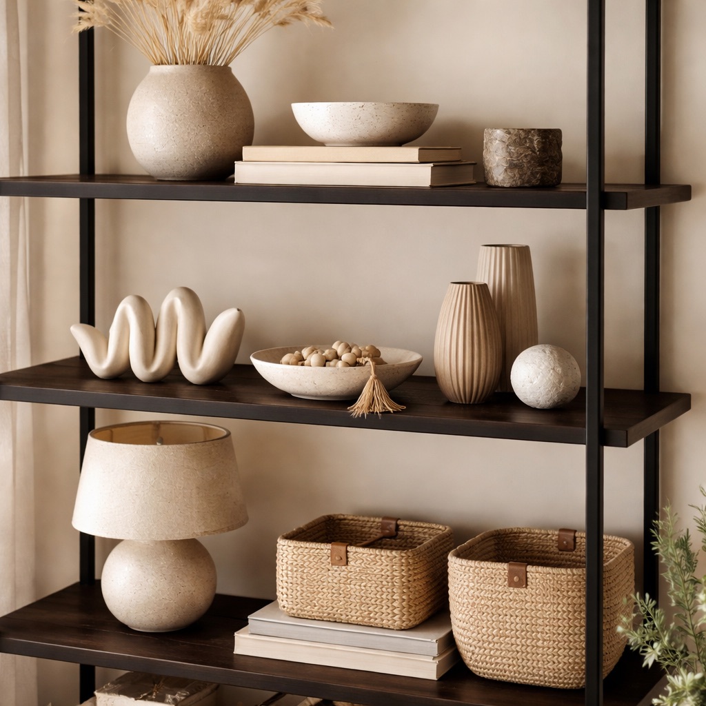 WonenXL Collection Vase Kyoto - Schwarz