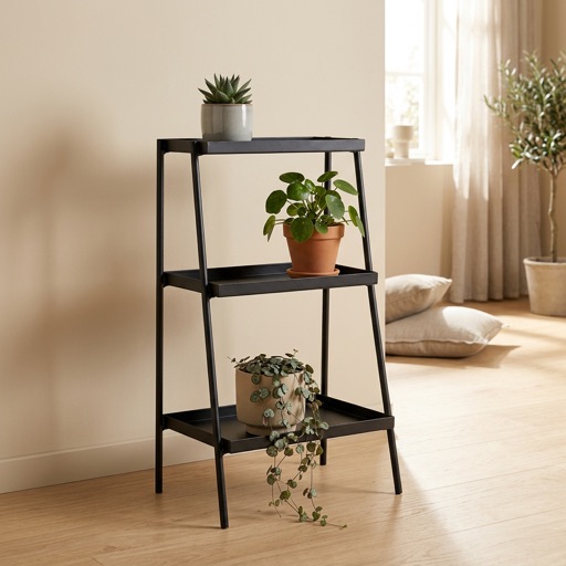 Urban Loft Pflanzenständer Bergen - Schwarz