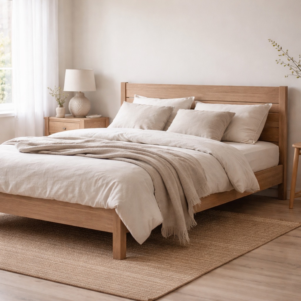WonenXL Collection Plattformbett Delft - Hellgrau