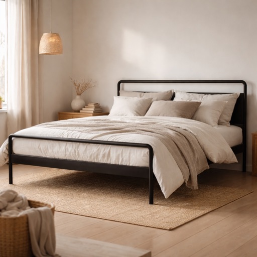 WonenXL Collection Doppelbett Kyoto - Schwarz