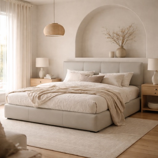 WonenXL Collection Boxspring Normandie - Hellgrau
