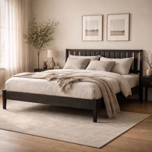 Zen Interiors Bettgestell Torino - Anthrazit
