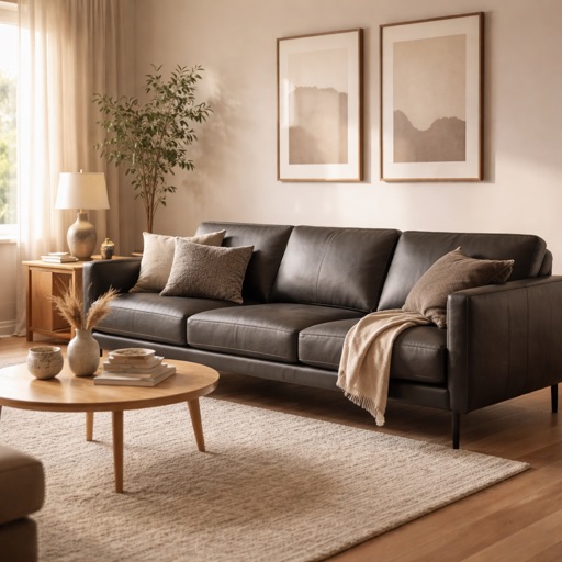 OakWood Originals 4-Sitzer-Sofa Soho - Dunkelgrau