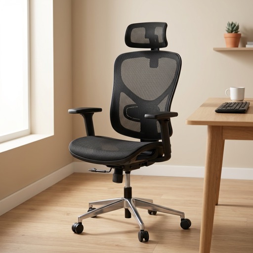Comfort Zone Ergonomischer Bürostuhl Bergen - Schwarz
