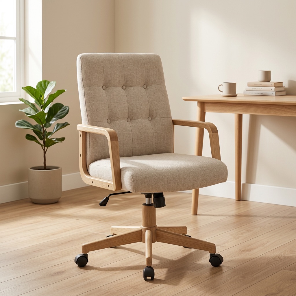 Nordic Living Bürostuhl Oslo - Beige