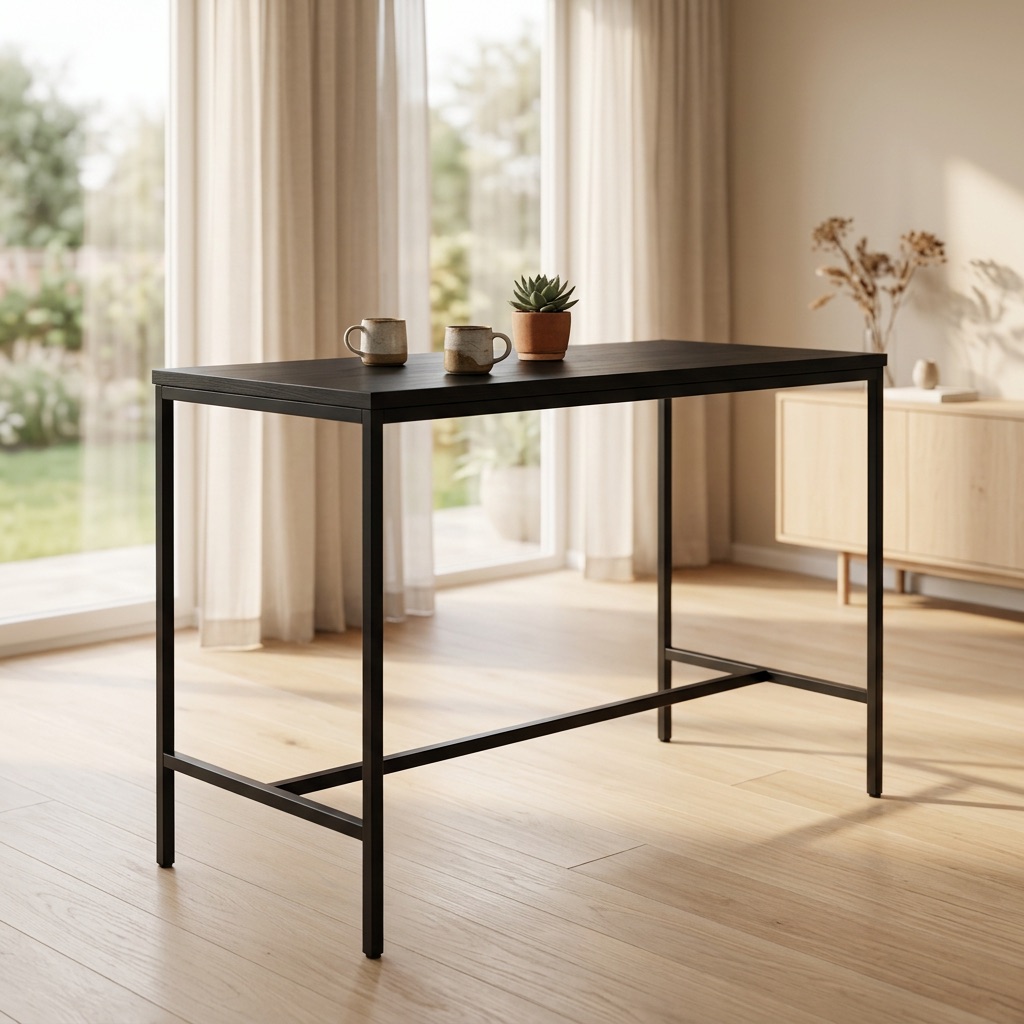 Urban Loft Bartisch Brooklyn - Schwarz