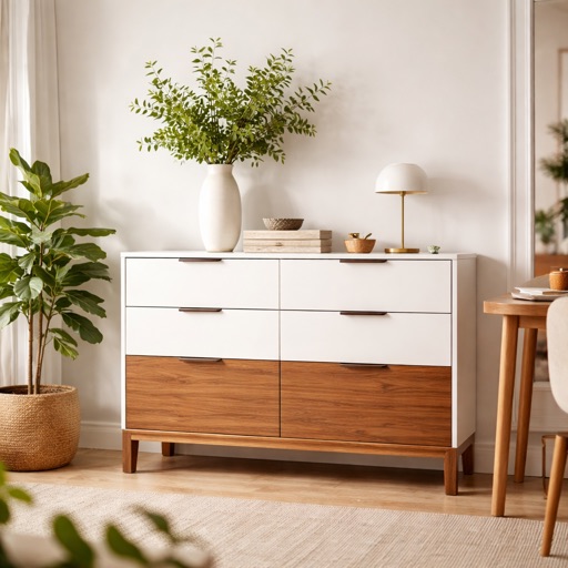 Dutch Design Co. Stehbüro Normandie - Weiß