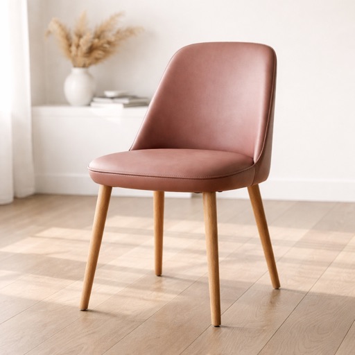 Timbercraft Schalensessel Osaka - Altrosa