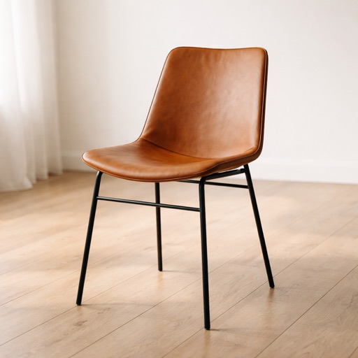 Zen Interiors Esszimmerstuhl mit Armlehne Stockholm - Cognac