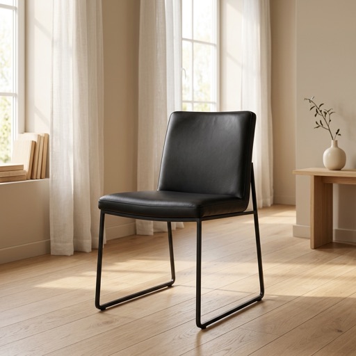 Urban Loft Esszimmerstuhl Bergen - Schwarz