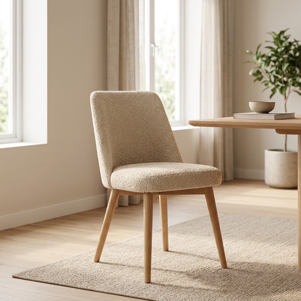 Nordic Living Esszimmerstuhl Oslo - Beige