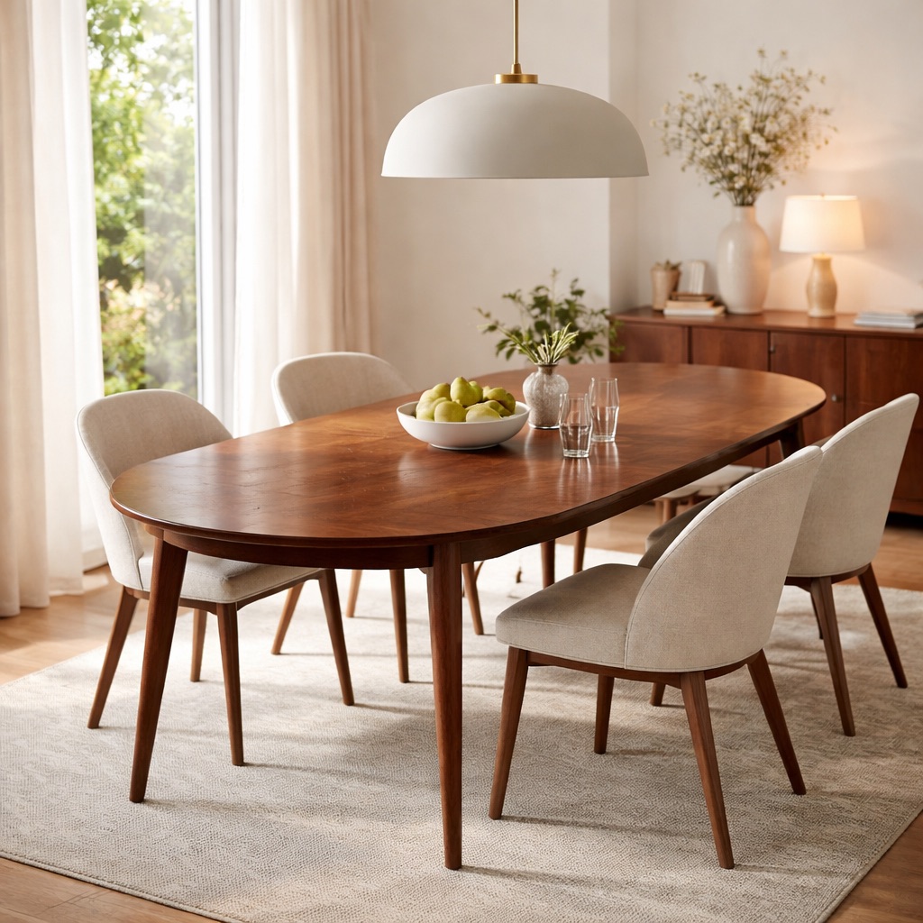 Zen Interiors Ovale Esstisch Ibiza - MDF lackiert 237x95