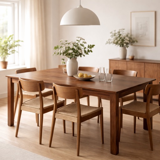 Maison Belle Ovaler Esstisch Roma - Massive Eiche 235x91