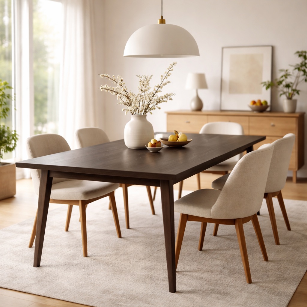 Dutch Design Co. Ovale Esstisch Normandie - Nussbaum 133x138
