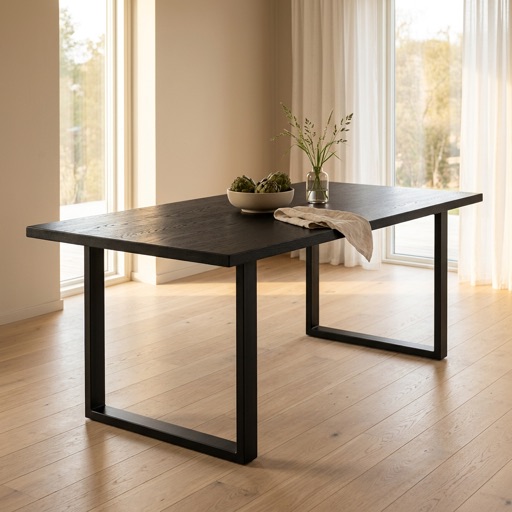 Urban Loft Esstisch Bergen - Schwarz