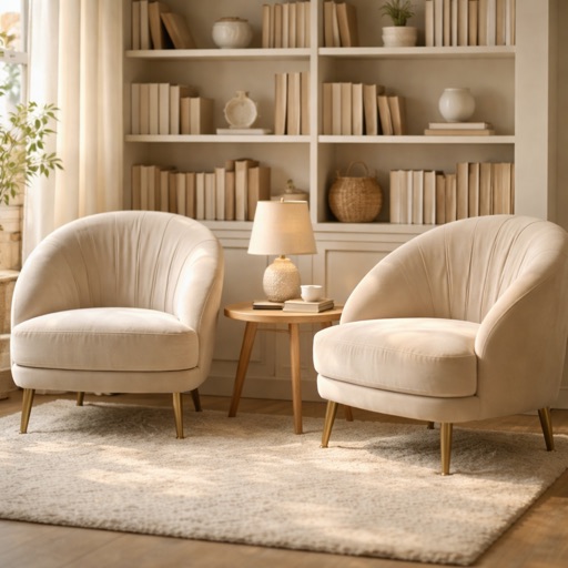 Studio Milano Ohrensessel Provence - Creme