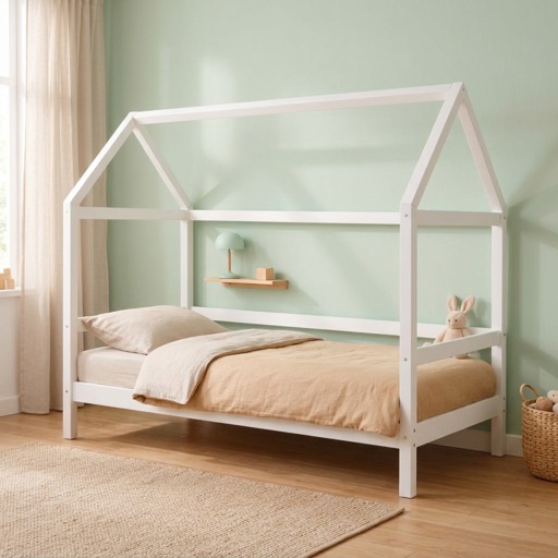 Kidz Interior Hausbett Malmö - Weiß