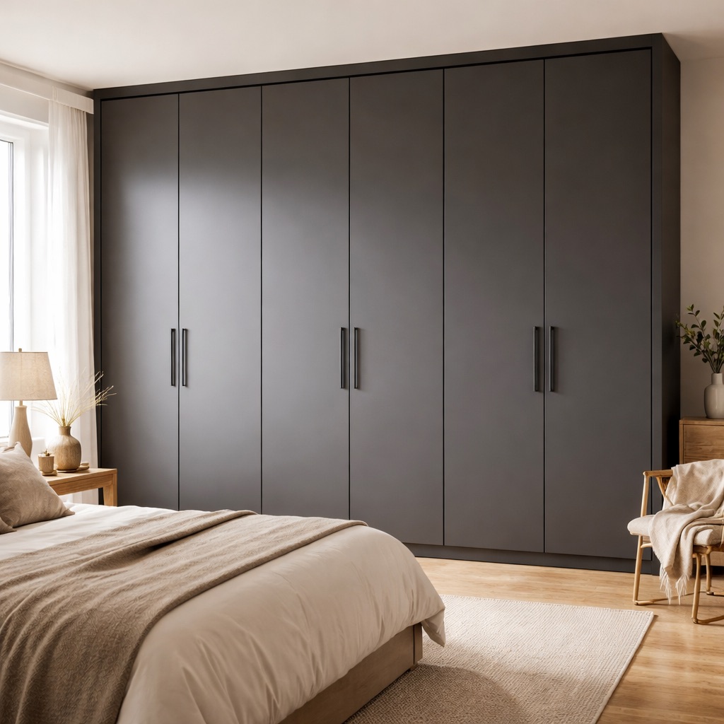Timbercraft Kleiderschrank 3-türig Provence - Anthrazit