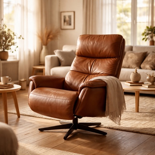 Timbercraft Relaxsessel Sevilla - Cognac