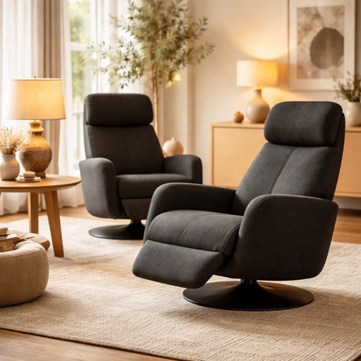 Casa Moderna Relaxsessel Firenze - Schwarz