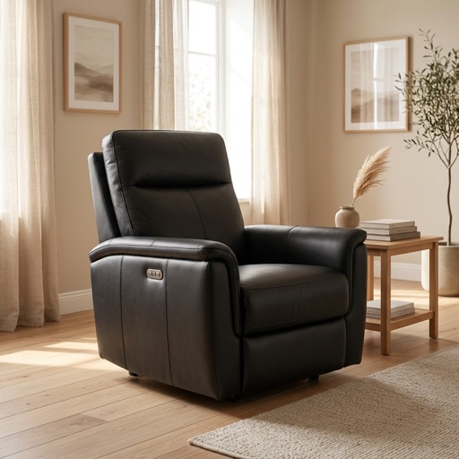 Comfort Zone Elektrischer Relaxsessel Delft - Schwarz