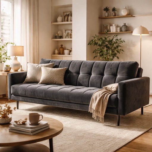 Comfort Zone Schlafsofa Havana - Dunkelgrau