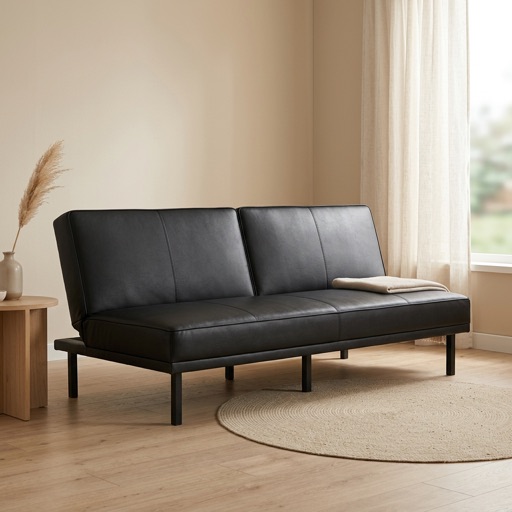 Urban Loft Schlafsofa Roma - Schwarz