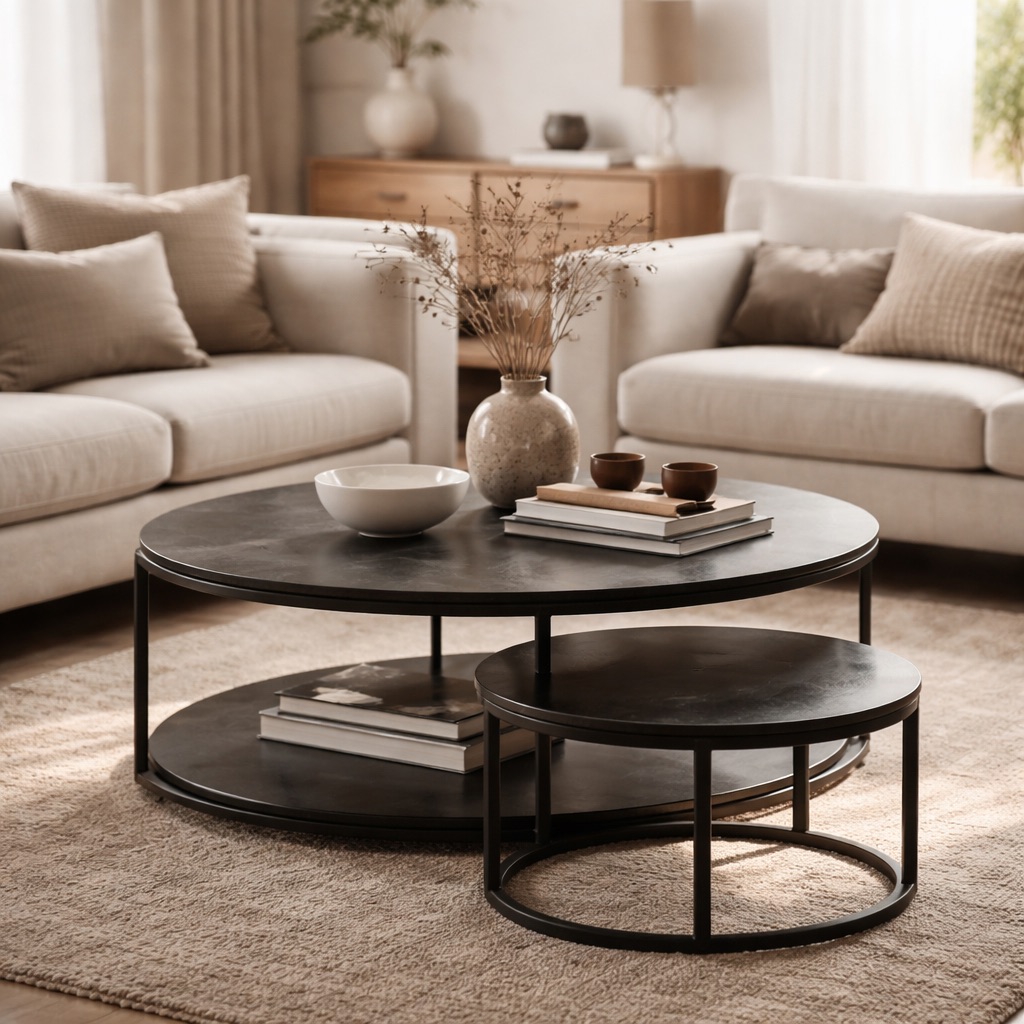 Timbercraft Couchtisch Leiden - Anthrazit