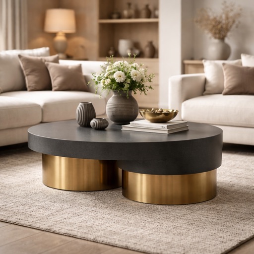WonenXL Collection Couchtisch Oslo - Anthrazit