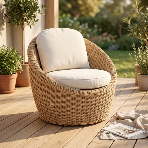 Casa Moderna Loungesessel für den Garten Ibiza - Natur