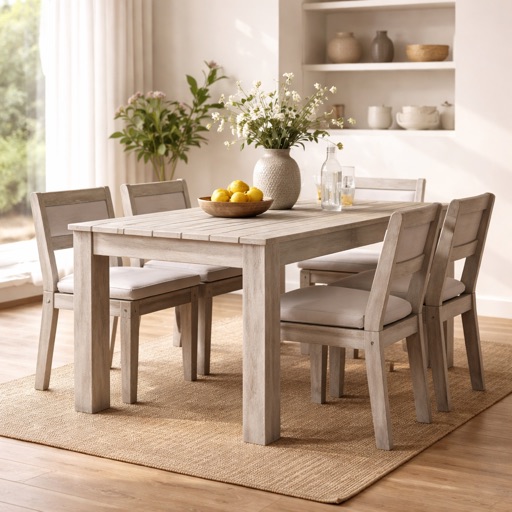 OakWood Originals Gartenstuhl Napoli - Hellgrau