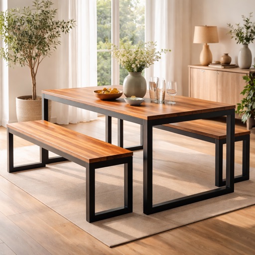 Casa Moderna Gartenmöbel-Set 6-Sitzer Basel - Anthrazit