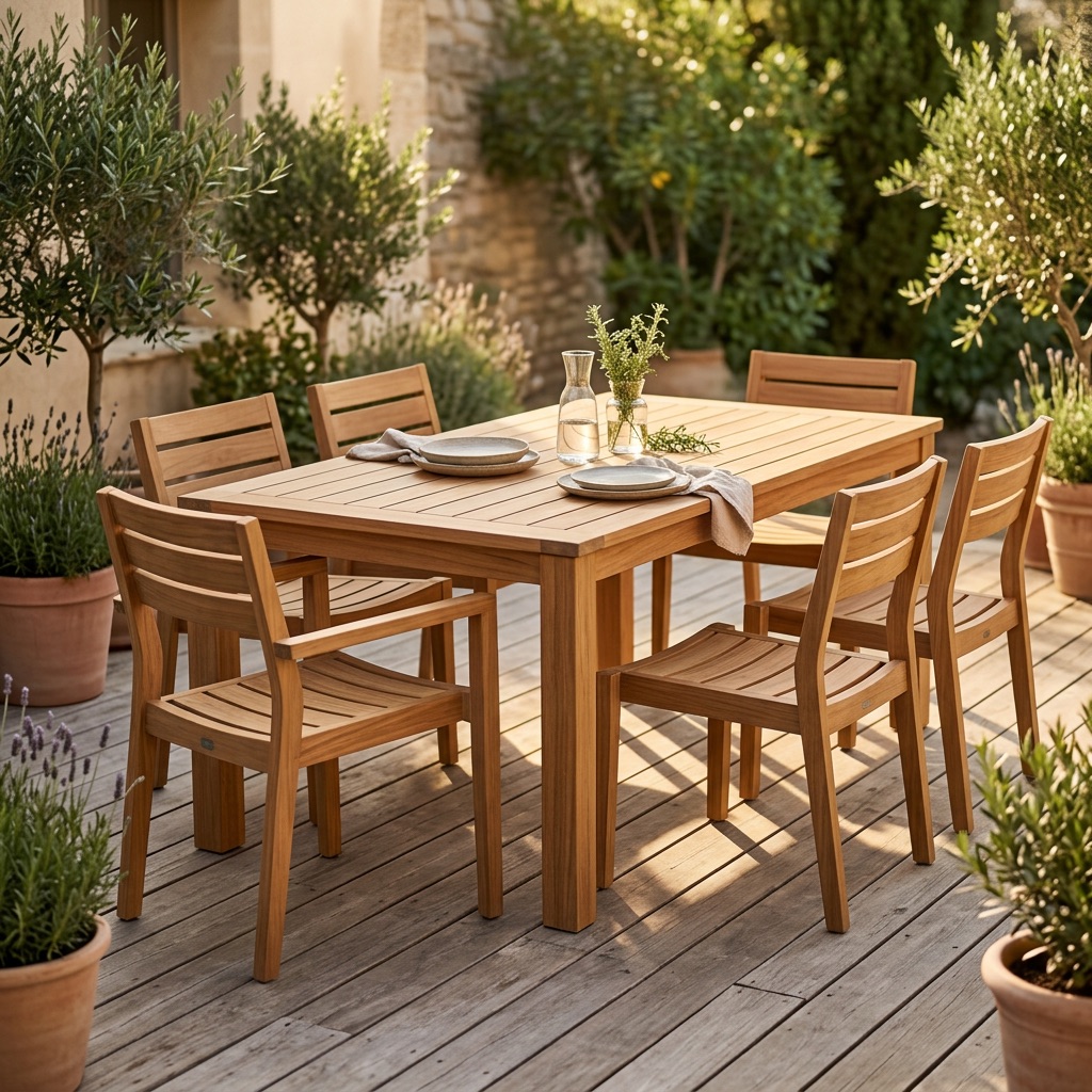 Timbercraft Gartenmöbel-Set für 6 Personen Bali - Teak