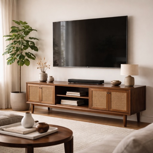 OakWood Originals Hängendes TV-Möbel Notting Hill - Nussbaum