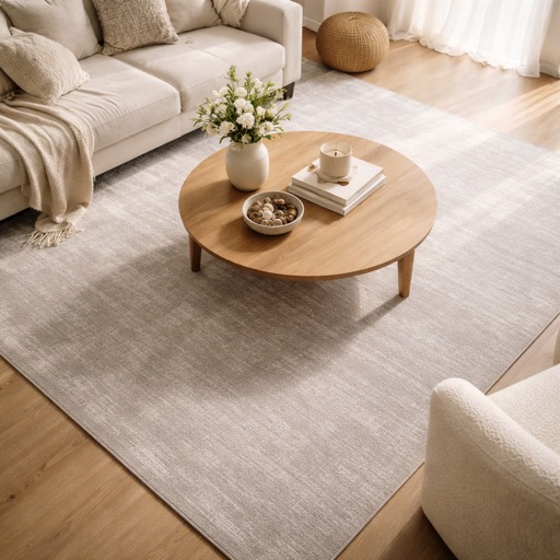 Zen Interiors Jute Teppich Vienna - Hellgrau 240x200