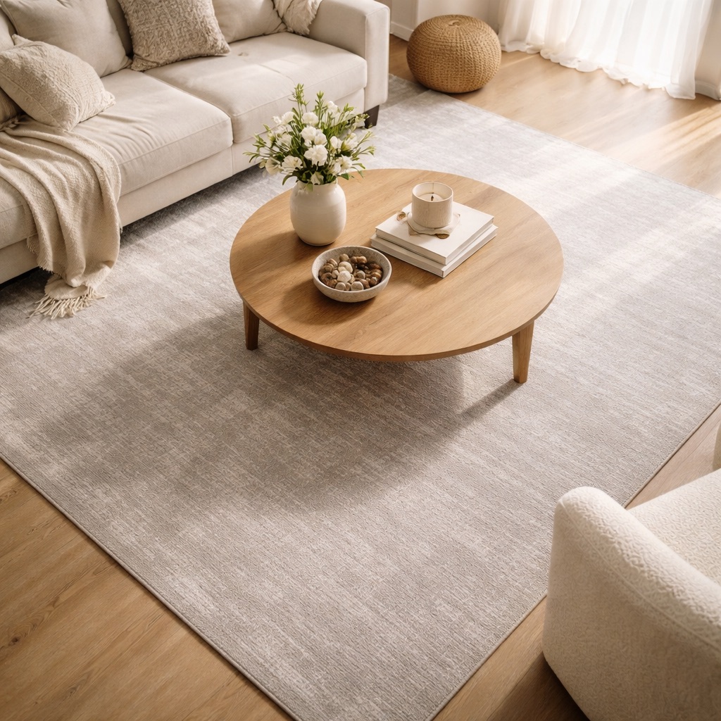Zen Interiors Jute Teppich Vienna - Hellgrau 240x200