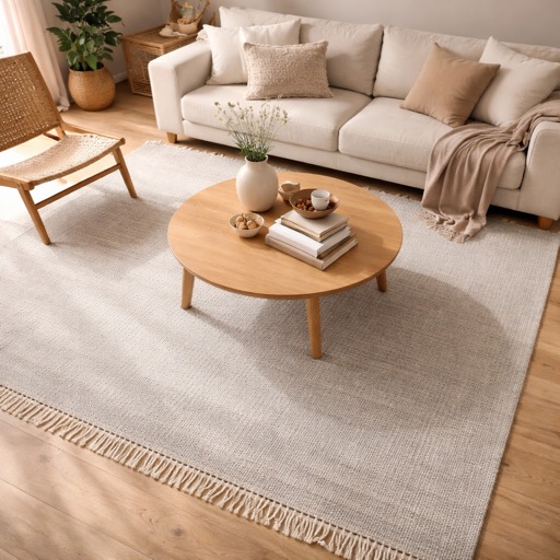 WonenXL Collection Wollteppich Camden - Hellgrau 200x120
