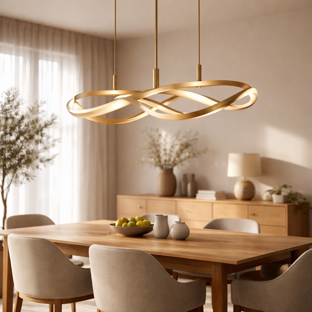 WonenXL Collection Stehlampe Bretagne - Metall Gold