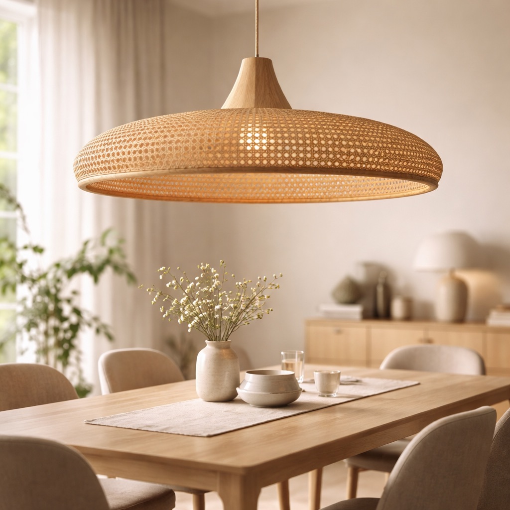 Dutch Design Co. Stehleuchte Napoli - Rattan